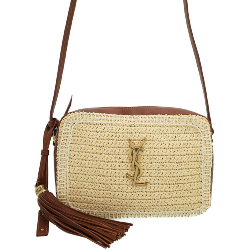 SAINT LAURENT Paris Fringe Saint Paris Monogram Camera Bag Shoulder